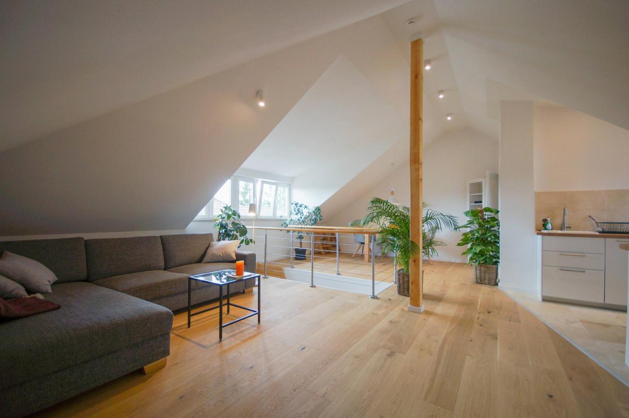 Modernes Und Helles Apartment Im Loft Stil Heidelberg Exteriör bild
