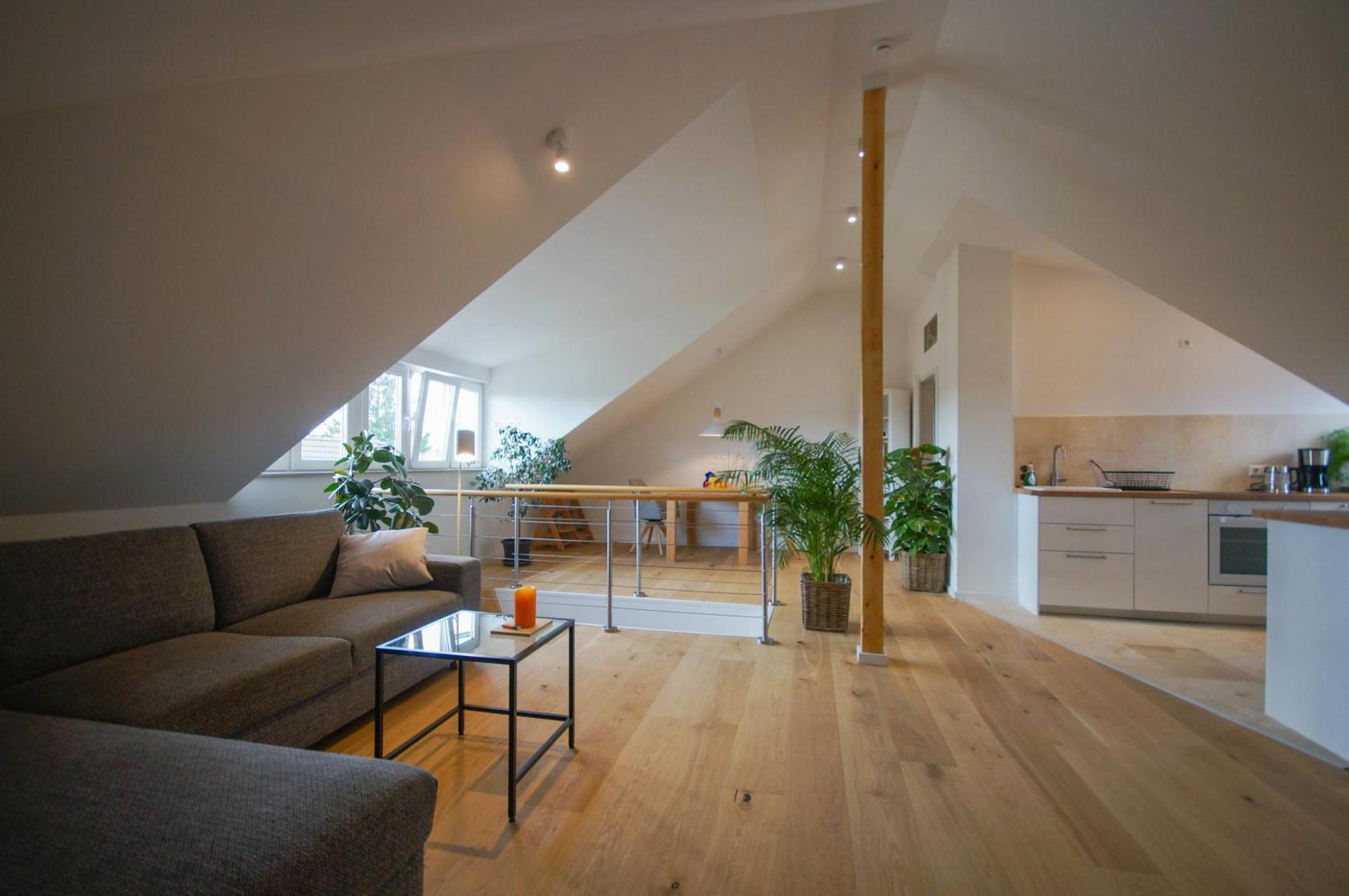 Modernes Und Helles Apartment Im Loft Stil Heidelberg Exteriör bild