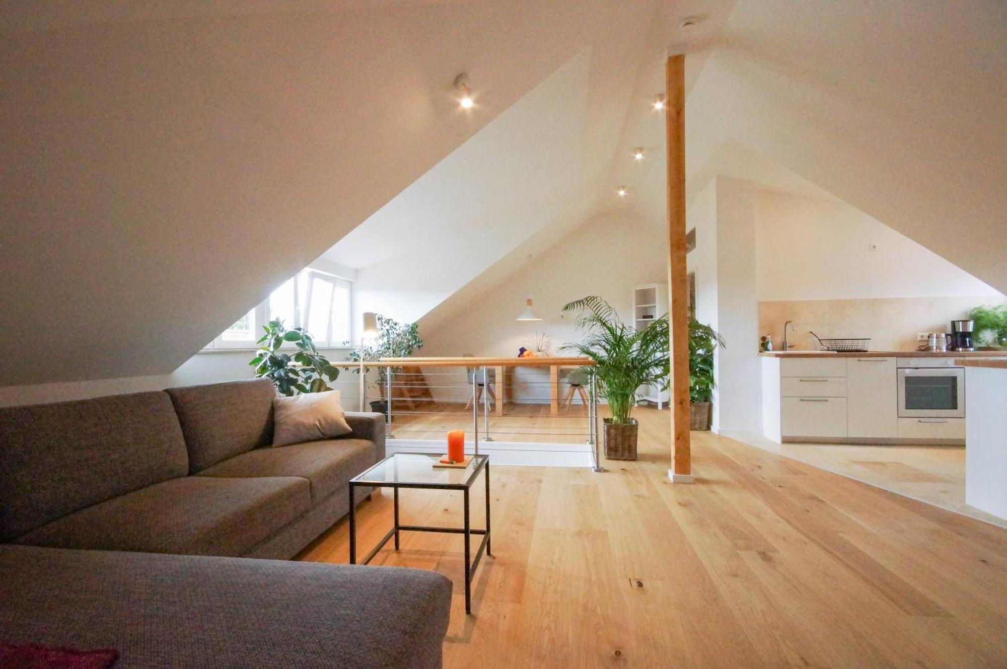 Modernes Und Helles Apartment Im Loft Stil Heidelberg Exteriör bild